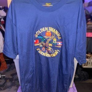Rare Golden Triangle T Shirt by Chingmai Tada Collection Mens Sz L